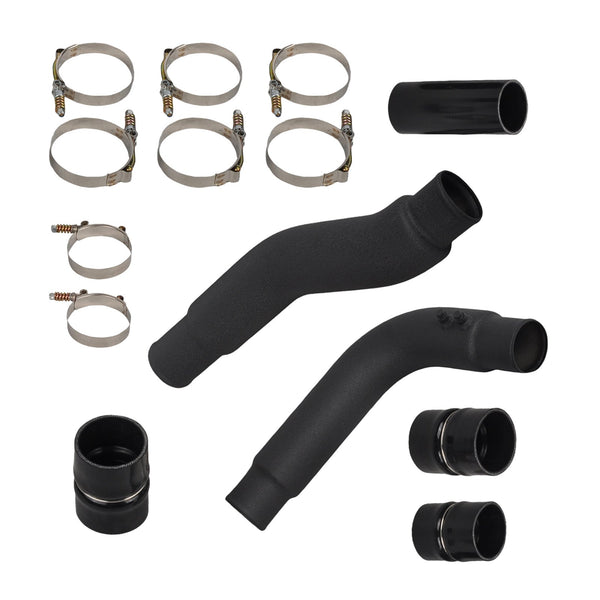 Kit de tuyaux et bottes de refroidisseur intermédiaire diesel Dodge 5,9 L Cummins 2003-2007 Noir Générique