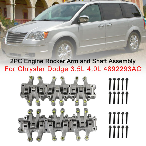 2008-2010 Dodge Grand Caravan V6 4.0L 2 pièces moteur culbuteur et arbre 4892293AA/AB/AC générique