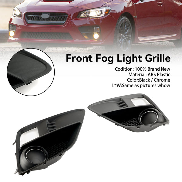 2015-2017 Subaru WRX & STi 2PCS Front Fog Light Cover Bezel Grill Grille 57731VA000 57731VA010 Generic