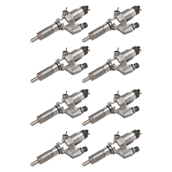 2001-2004.5 Chevy Silverado 2500HD/3500HD 6.6L LB7 Duramax Diesel 8PCS Fuel Injectors 0445120008 0986435502 97208074 Generic