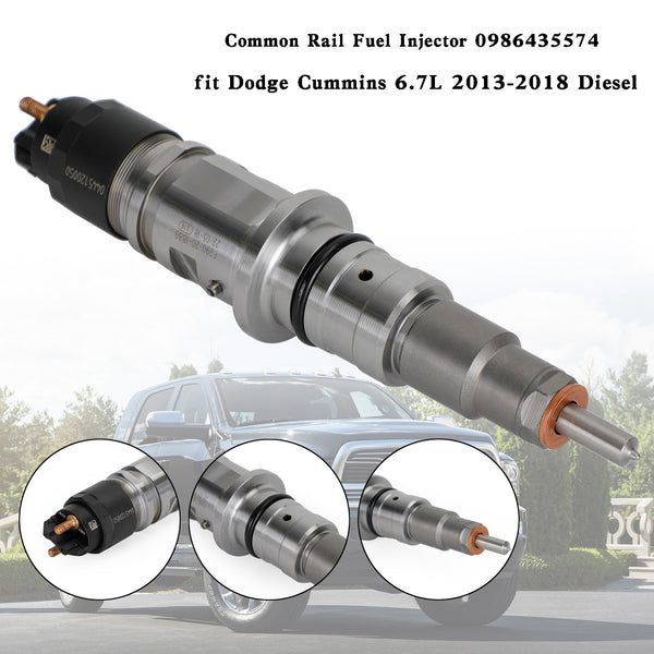 2013-2018 Dodge Ram 2500 3500 Pickup 6.7L Common Rail Fuel Injector 0986435574 RL210105AA R8210512AA Diesel