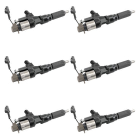 Hino 3.8L 4.7L 5.0L 6.5L 7.7L 6PCS Fuel Injectors 095000-6593 CB84034501S 095000-6594 Generic