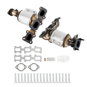 2013-2016 Lincoln MKS 3,7 L 2 pièces convertisseur catalytique avant 674255 674256 générique