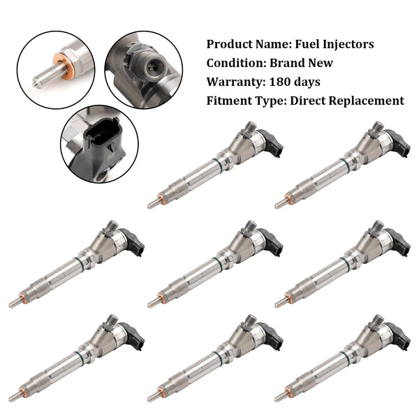 2006-2007 Chevrolet Express 2500/3500 6.6L V8 DIESEL 8PCS Fuel Injector 0445120042 0445120082 19208742 Generic