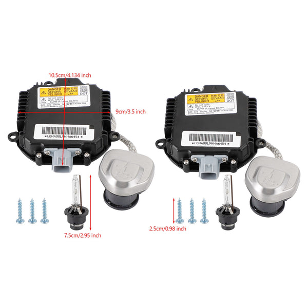 11-14 Infiniti QX56/QX80 2x Xenon Ballast & D2S Bulb Kit Control Unit 28474-8991D 26297-89902 Generic