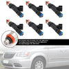 2008-2010 Dodge Grand Caravan 3.3L 3.8L 6PCS Fuel Injector 0280158119 812-11131 Generic