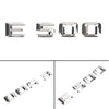 Mercedes E500 Chrome Rear Trunk Emblem Badge Nameplate Decal Letters Numbers Generic