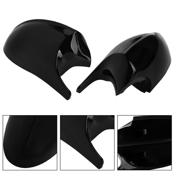 2005-2009 BMW E81 Black Side Mirror Cover Caps 51167135097 51167135098