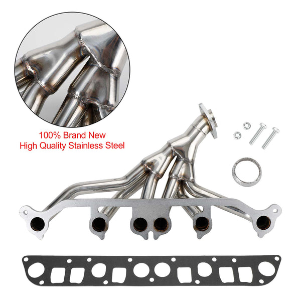 Exhaust Manifold Stainless Steel 674196 4883385K For Jeep Grand Cherokee Wrangler 4.0L V6