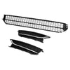 VW Passat 12-15 Front Lower Grille + Fog Light Cover W/O Hole Combo Set Generic