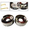 Electric Trailer Brake Kit w/Shields-Self Adjusting-12-1/4