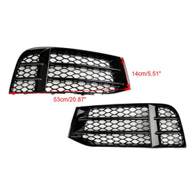 2010-2016 Audi RS5 COUPE/SPORTBACK Front Bumper Lower Fog Light Cover Grill Grille 8T0807681F 8T0807682F Generic