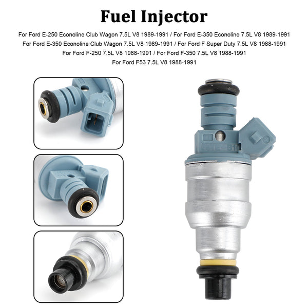 Injecteur de carburant 0280150759 822-11120, 1 pièce, pour Ford E-250 E-350 7,5l V8 1988-1991 générique