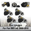 2005-2016 Fiat Grande Punto 1.4L 4PCS Fuel Injectors IWP160 71792994 77363790 Generic