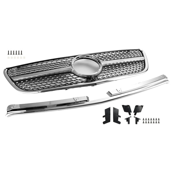 2015-2019 Mercedes Benz VitoW447 GT Stlye Diamond Front Bumper Grille Generic