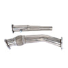 Downpipe di scarico turbo da 3'' adatto per VW Golf/Jetta/Beetle 1999-2004 1.8L acciaio inossidabile generico