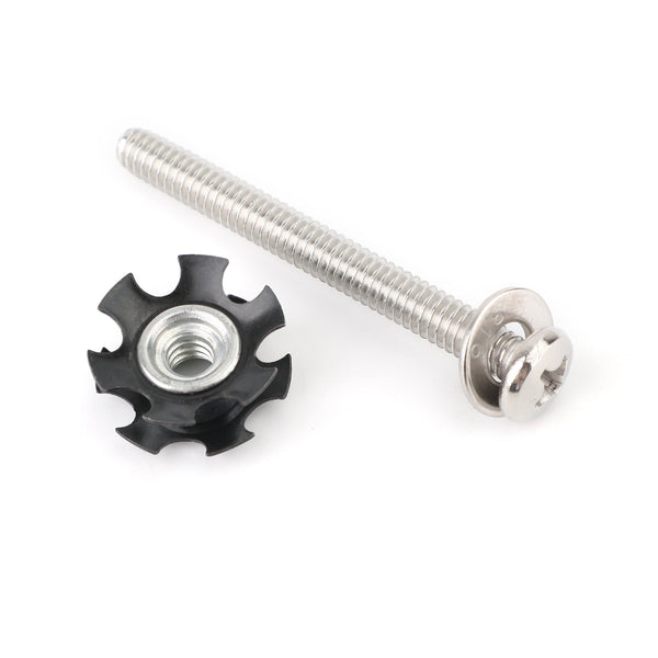 6/8/10/12pcs REPAIR KIT Star nuts 1/4-20 screws For 1