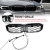 2023-2024 BMW 3 Series G20 G21 G28 Diamond Gloss Black Front Kidney Grille Mesh Generic