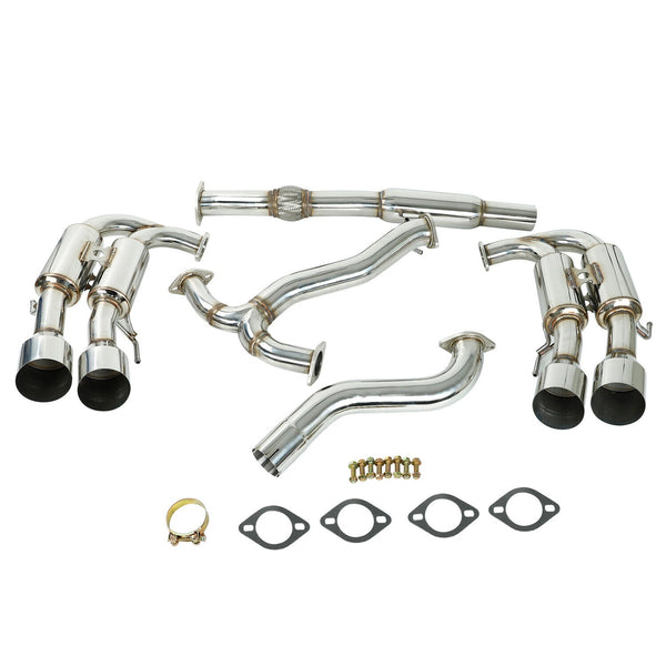 2015-2021 Subaru WRX/STI Collettore di scarico Cat Back Terminale di scarico R400 Quad Tips Scarico generico