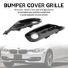 2013-2015 BMW 335i 335i xDrive 2PCS Front Bumper Fog Light Grille Covers 51117300739 51117300740 Generic