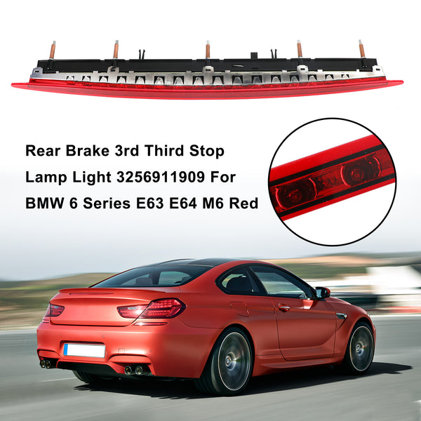 BMW 6 Series E63 E64 M6 Red Rear Brake 3rd Third Stop Lamp Light 3256911909 Generic
