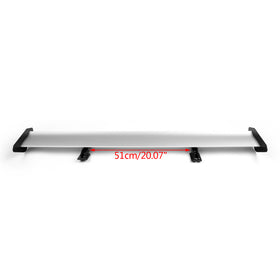 Universal Hatch Verstelbare Aluminium GT Kofferbakvleugel Racing Spoiler Zilver 13# Generiek