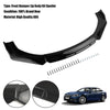 4PCS Universal Car Front Bumper Lip Body Kit Splitter Diffuser Protector Black