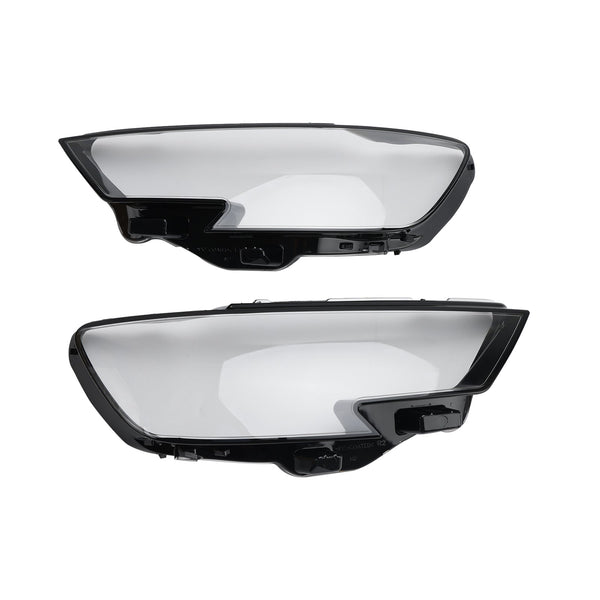 Audi A3 17-2020 Left +Right Headlight Lens Plastic Cover Shell 8V0941783/84