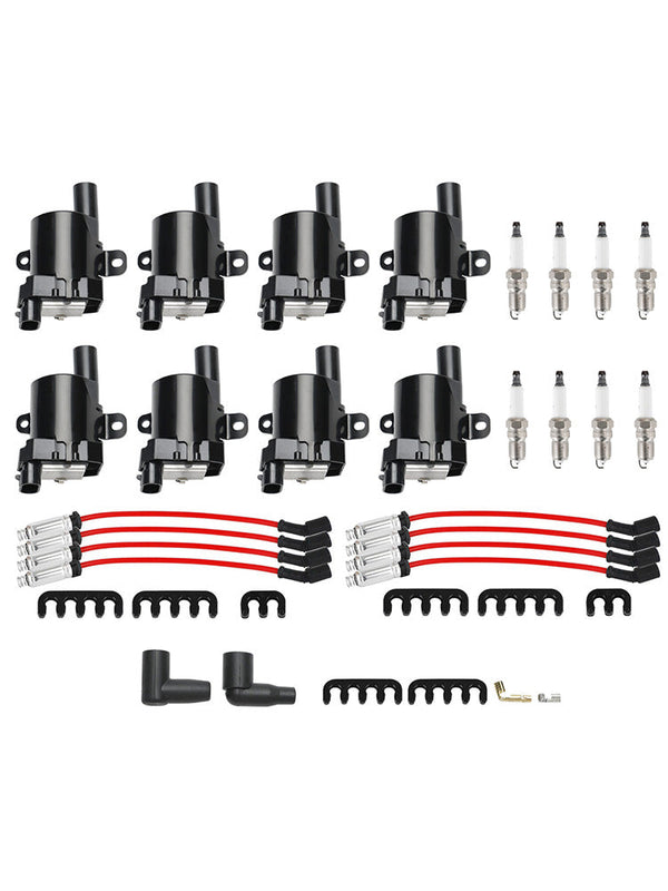 2004 Buick Rainier 5.3L 8er-Pack Zündspule + Zündkerze + Kabelsatz UF262 C1251 D585 5C1082 Generisch