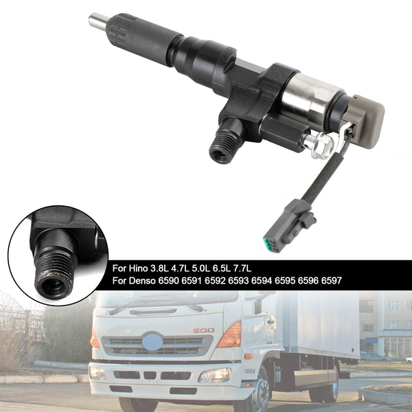 Hino 3.8L 4.7L 5.0L 6.5L 7.7L 1PCS Inyector de combustible 095000-6593 CB84034501S 095000-6590 Genérico