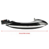 03/2010-02/2015 BMW 6' F13 Maniglia per portiera esterna posteriore destra nera 51217231932 Generico