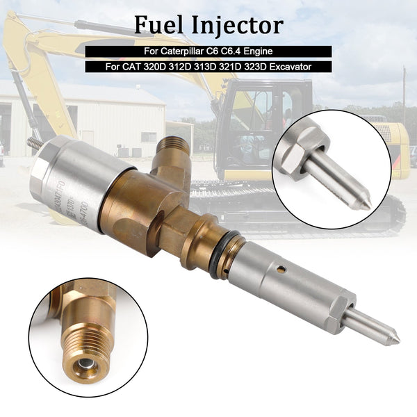 Caterpillar C6 C6.4 Fit CAT 320D Excavator 1PCS Fuel Injector 3264700 10R-7675 Generic