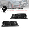 2016-2018 AUDI A4 B9 Standard Version into RS4 Style Front Fog Light Grill Lower Bumper Grille Chrome 8WD807681 8WD807682 Generic