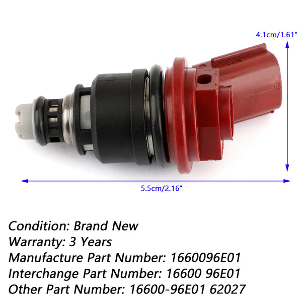 1PCS Fuel Injector Fit For Infiniti I30 96-99 Nissan Maxima 92-99 1660096E01 Generic