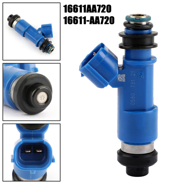 1x Dark Blue 565cc Fuel Injector For WRX / STI 16611-AA720 2.5L Generic