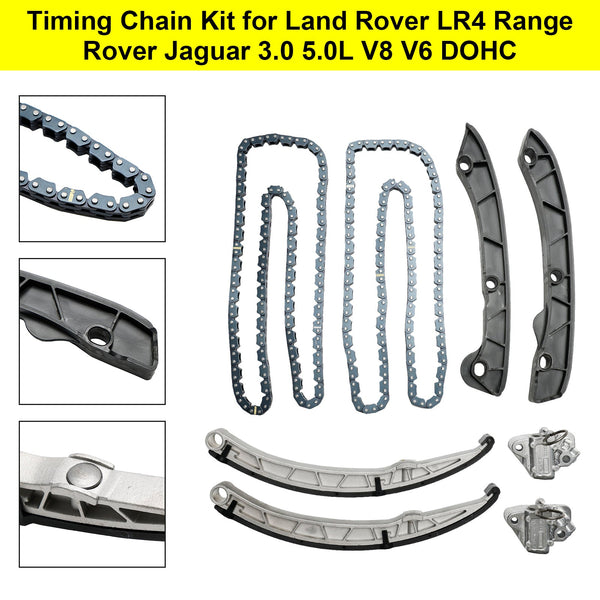 Kit de corrente de distribuição para Land Rover LR4 Range Rover Jaguar 3.0 5.0L V8 V6 DOHC genérico