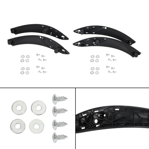 2012-2018 BMW Serie 3: 320,328,330,335,M3 (F30/F31/F34/F80) 4x cubierta interior de manija de puerta interior de coche 51417279311 51417279312 genérico