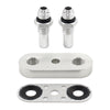 Cooler Line Adapter Plate 6AN Fittings Seal For 6L80E 6L90E 8L90E Transmission