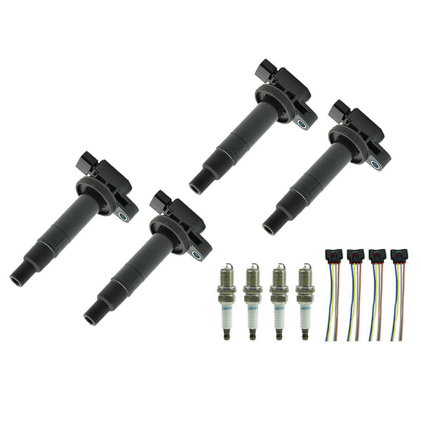 2000-2005 Toyota Echo 1.5L L4 4X Zündspule + Zündkerze + Stecker UF316 90919-02240 Generisch