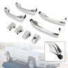 2015-2018 Chevrolet Silverado 1500 (submodel: LS, SSV) 4pcs Exterior Door Handle Chrome 14575050