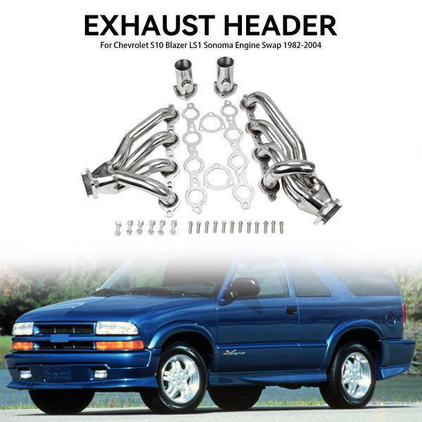 1982-2004 Chevy S10 Blazer LS1 Sonoma Engine Swap Manifold Headers