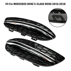 2015-2018 BENZ C-CLASS W205 Base Sedan Honeycomb Cubierta de luz antiniebla delantera 2058850723 MB1038172 Genérico