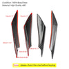 4pcs Universal Front Bumper Fins Body Splitter Spoiler Canards Carbon Fiber Look