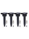 2001-2003 Toyota RAV4 L4 2.0L 4PCS Ignition Coil+Spark Plug UF333 UF494 C1330 90919-02244