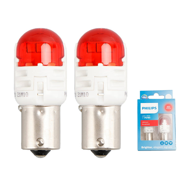 Voor Philips 11498RU60X2 Ultinon Pro6000 LED-RED P21W intens rood 75lm Generiek