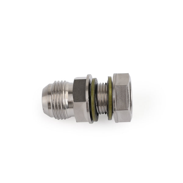 Adaptateur de vidange de retour de carter d'huile Turbo, raccord de bonde 10AN à M18x1,5 argent générique