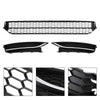 VW Passat 12-15 Front Lower Grille + Fog Light Cover W/O Hole Combo Set Generic