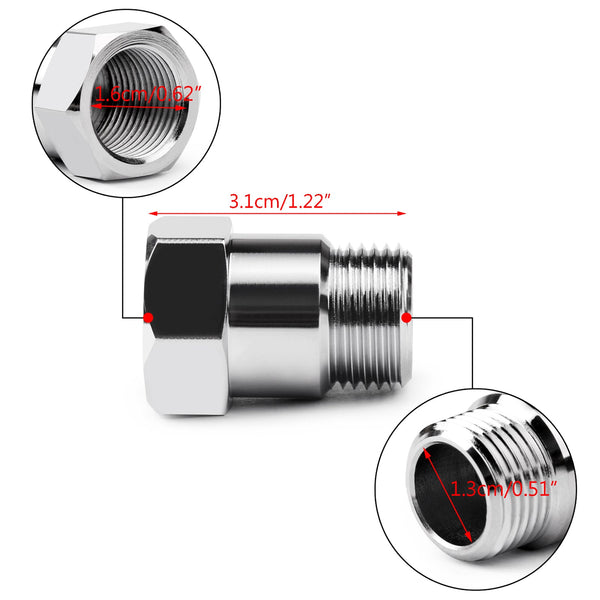 2PCS M18 X 1.5 Bung 32mm O2 Oxygen Sensor Spacer Test Pipe Extension Extender Adapter Generic