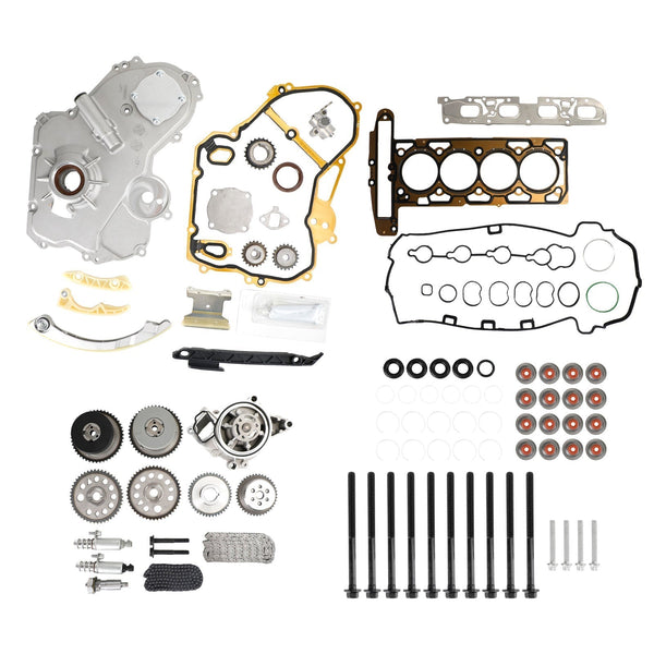 08-10 Chevy HHR 2.0L 1998CC Kit de chaîne de distribution pompe à huile actionneur solénoïde Kit de couvercle d'engrenage générique