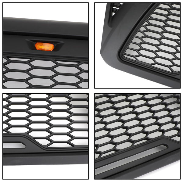 Front Grille Bumper Hood Mesh Grill Fit Toyota Tacoma 2005-2011 With LED lights Generic